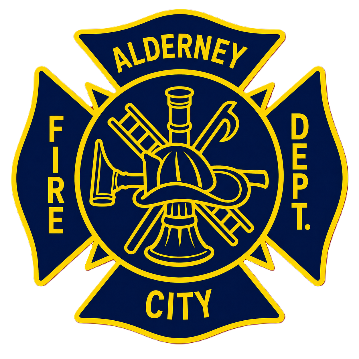 Alderney City Fire Department emblem