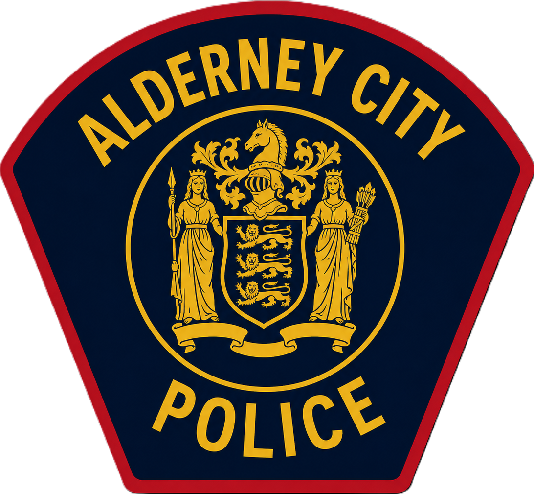 Alderney City Police Department emblem